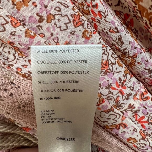 NWT Free People Lola Printed Kimono Size M - Picture 8 of 10